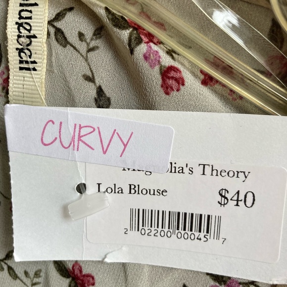 Magnolia Theory Bluebell Lola Blouse size 1X - Picture 6 of 9